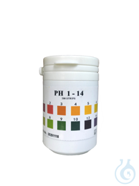Universal- und Spezialindikatorpapier, pH 1-14 
Pack = 200 Stück